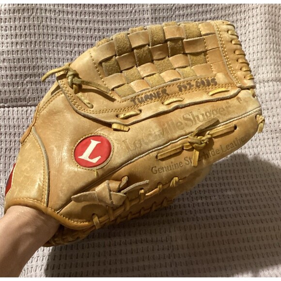 Louisville Slugger Leather 13.5" Softball Baseball Glove Right Hand Throw LPS8 - Picture 5 of 16